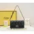 Chic Black Fendi Crossbody Bag With Embossed FF Motif And Chain Strap For Timeless Style size:21×5×11cm #A54311