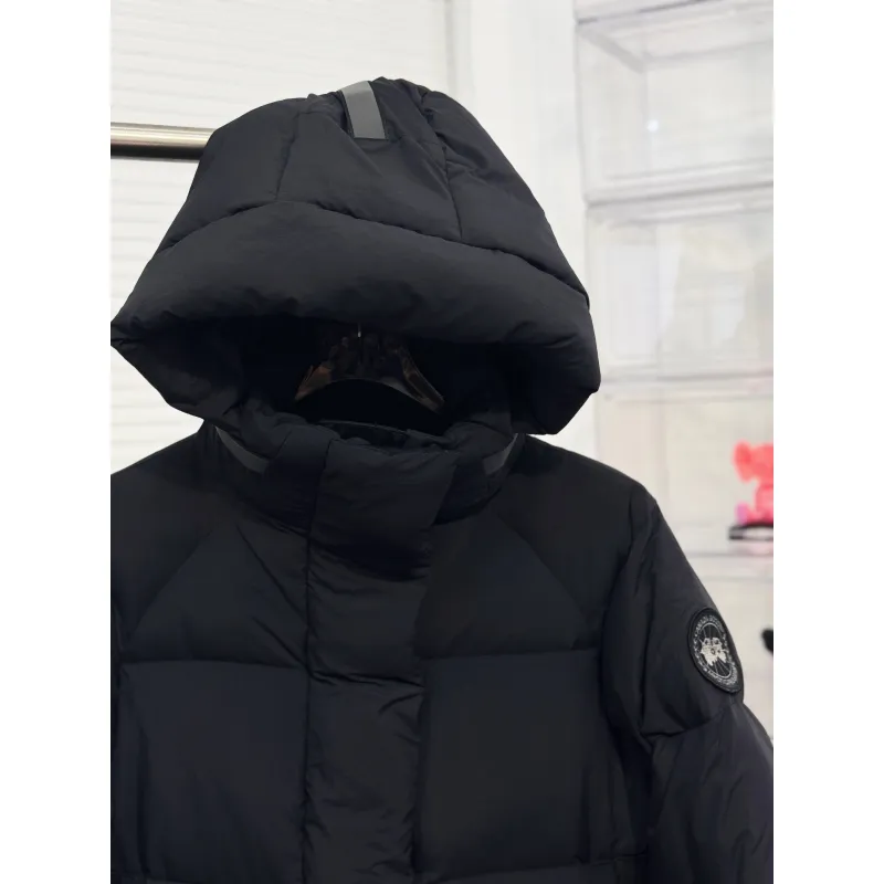 Ca*Goose Hooded Down Jacket Lightweight Quilted Design with Contrast Accents Luxury Winter Insulated Outerwear for Men/Women #A57868