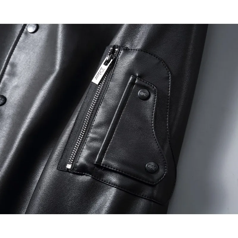 D-ior Leather Jackets for Men #A42438 D-ior Leather Jackets for Men #A42438