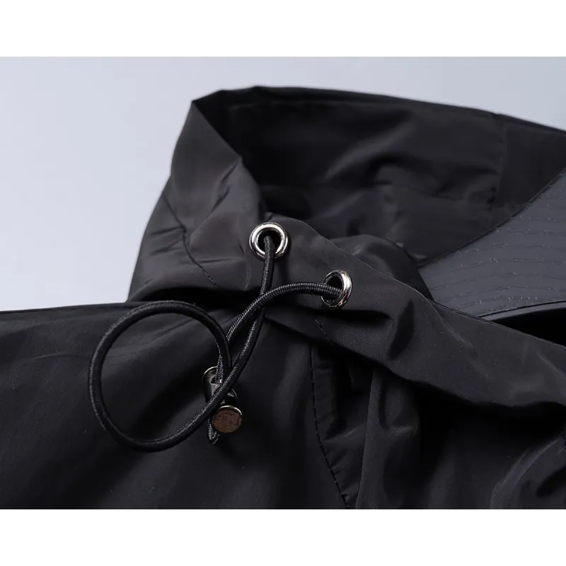 Fendi Mens Hooded Windbreaker Jacket with Embroidered Logo #A54234