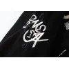 AMIRI Black Varsity Jacket With Intricate Embroidered Logos And Musical Note Accents #A54284
