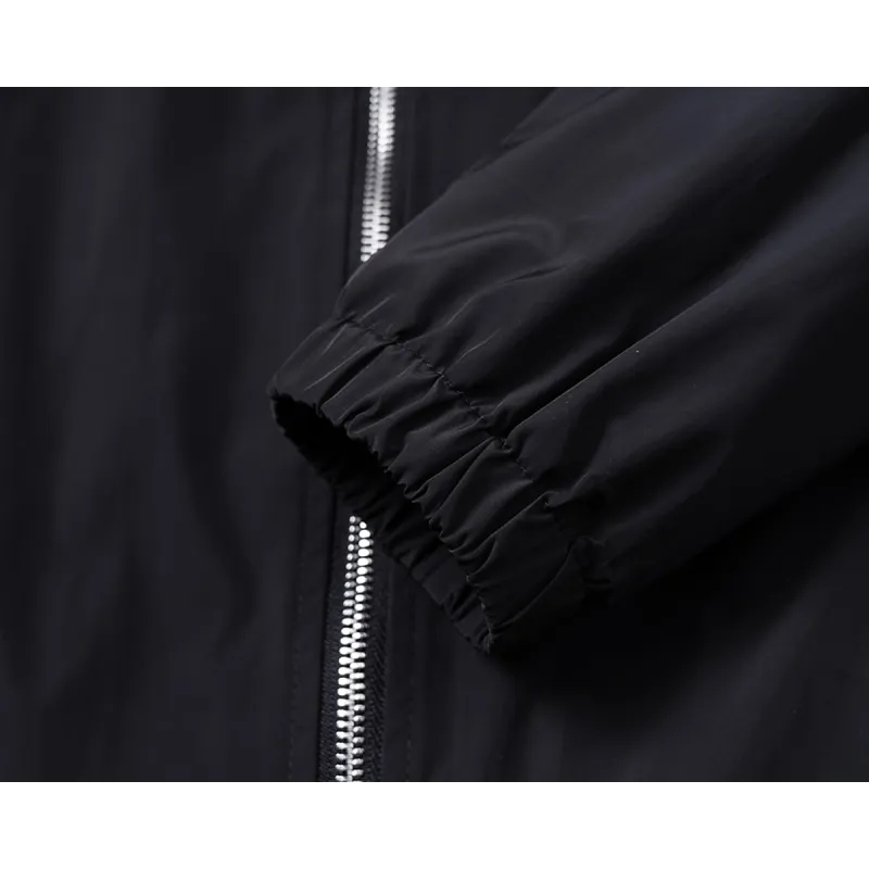 Fendi Mens Hooded Windbreaker Jacket with Embroidered Logo #A54234