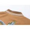 Black AMIRI Bomber Jacket With Angel And Garden Embroidery For Fashion Fans #A54406