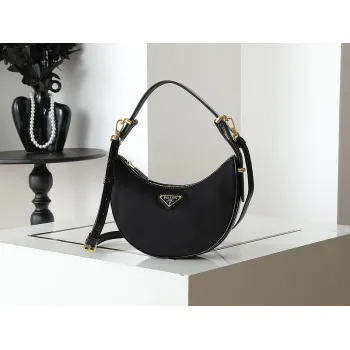 Prada Crescent - Shaped Leather Shoulder Bags in Diverse Color Options size:22×18×6cm #A53924