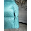 Ca*Goose Black logo Cypress Puffer Series Fitted Solid Color Glossy High Neck Sleeveless Windproof Down Jacket #A57852