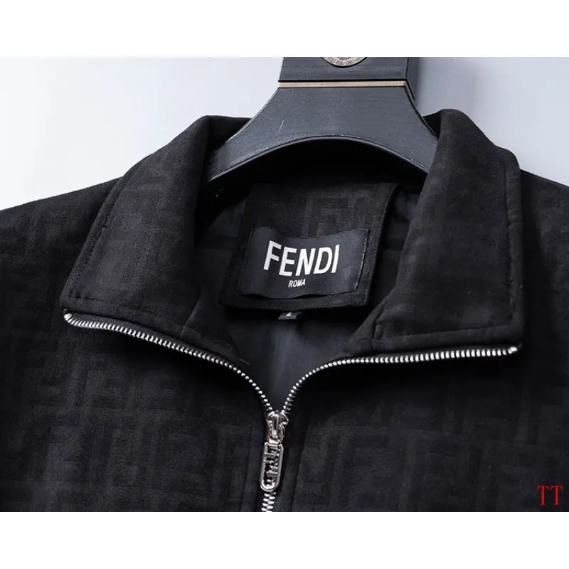 Fendi Jackets for men Black/Brown #A54704 Fendi Jackets for men Black/Brown #A54704