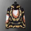 Versace Mens Baroque  Printed Hooded Jacket #A54237