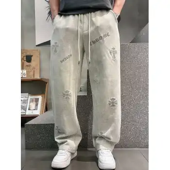 Chrome Hearts Pants for Chrome Hearts long pants for men #A60793