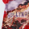 Godspeed Red/Black Hoodie With Hollywood Graphic And Intricate Back Design #A54413
