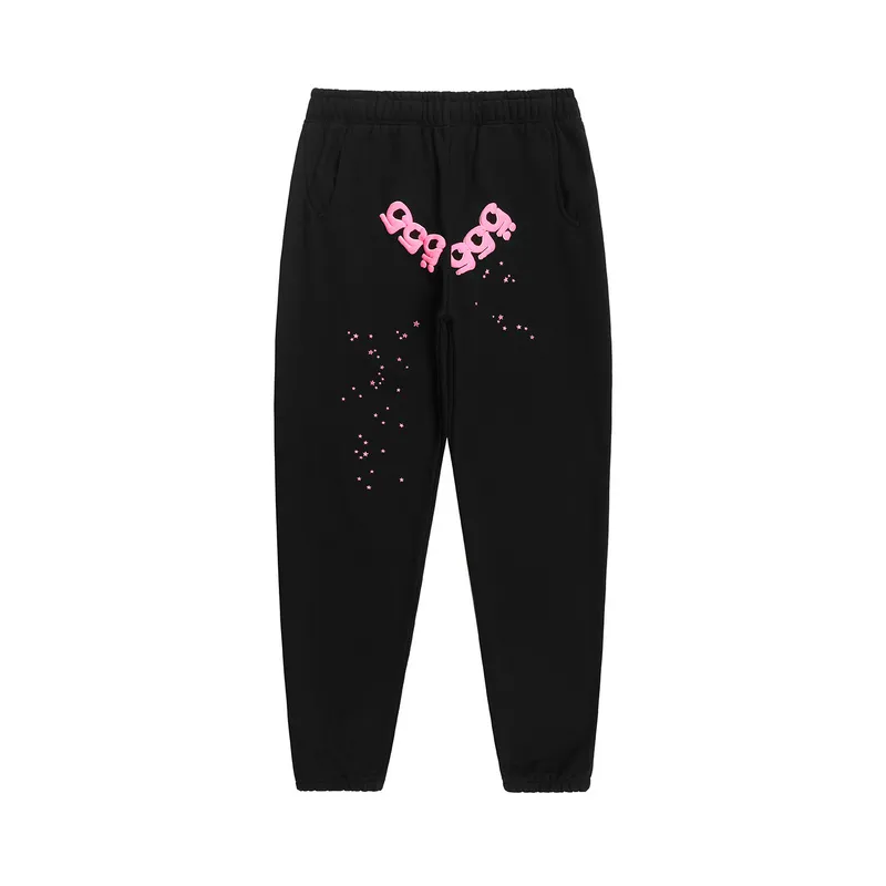 Sp5der Angel Number Sweatpant Black Mens  #A50935