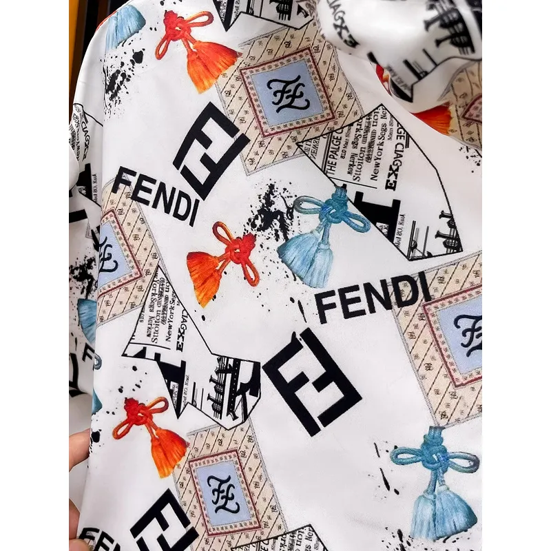 Fendi Designer Floral   Logo Print Windbreaker - Unisex Sun Protection Jacket #A53154