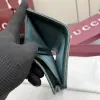 Gucci 466492 GG Marmont Compact Wallet - Dark Green #A60912