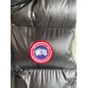 Ca*Goose Black logo Cypress Puffer Series Fitted Solid Color Glossy High Neck Sleeveless Windproof Down Jacket #A57854 Ca*Goose Black logo Cypress Puffer Series Fitted Solid Color Glossy High Neck Sleeveless Windproof Down Jacket #A57854