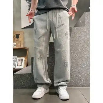 Chrome Hearts Pants for Chrome Hearts long pants for men #A60795