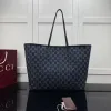 Gucci GG Denim Canvas Large Tote Shoulder Bag 38×29.5×13cm #A65011 Gucci GG Denim Canvas Large Tote Shoulder Bag 38×29.5×13cm #A65011