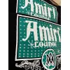 AMIRI Black Hoodie With Retro Lounge Graphic And Hollywood CA Details #A54288