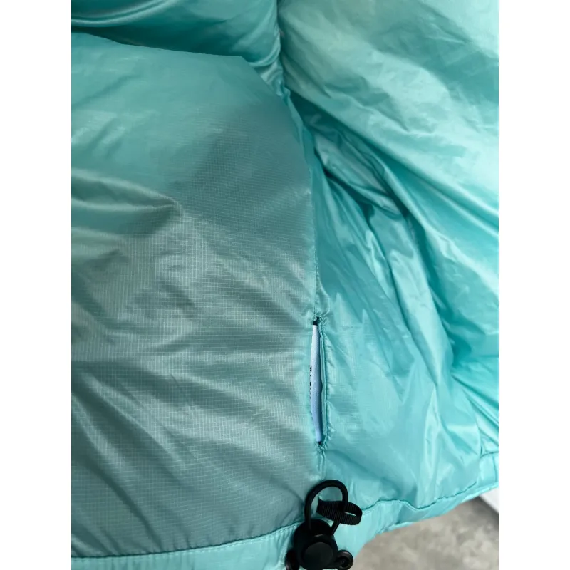 Ca*Goose Black logo Cypress Puffer Series Fitted Solid Color Glossy High Neck Sleeveless Windproof Down Jacket #A57852