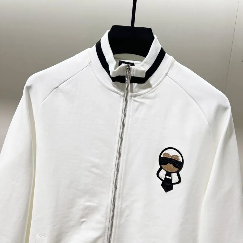 Fendi Jackets for men Black/White #A54609