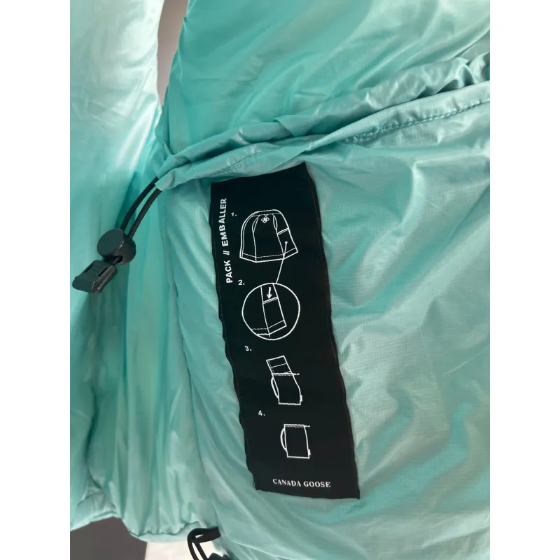 Ca*Goose Black logo Cypress Puffer Series Fitted Solid Color Glossy High Neck Sleeveless Windproof Down Jacket #A57852