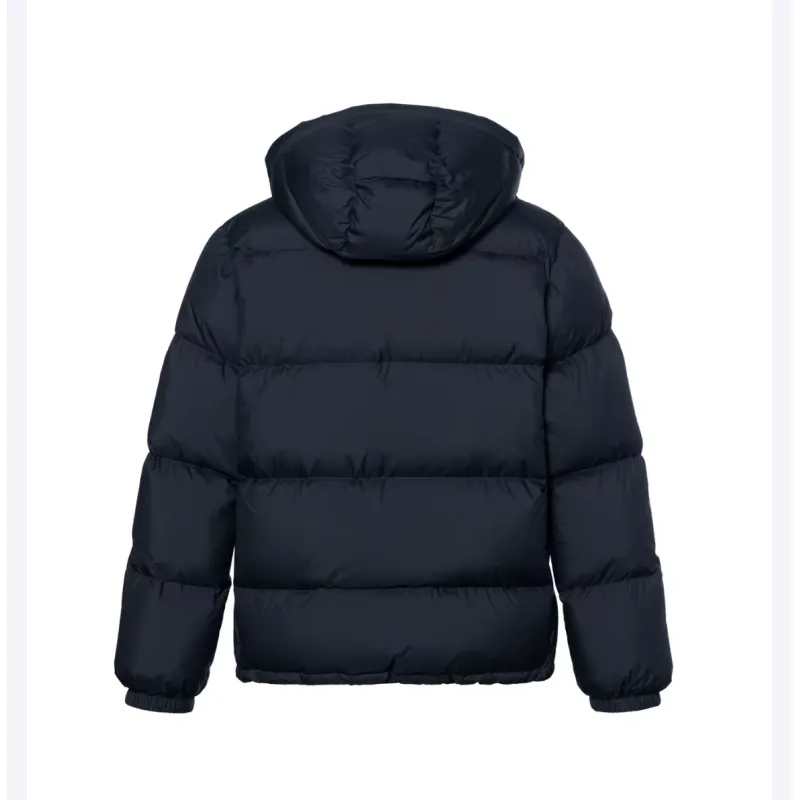 Gucci Black Puffer Jacket With White Stripes Unisex Style #A54548 Gucci Black Puffer Jacket With White Stripes Unisex Style #A54548