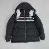 Gucci Black Puffer Jacket With White Stripes Unisex Style #A54548 Gucci Black Puffer Jacket With White Stripes Unisex Style #A54548