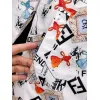 Fendi Designer Floral   Logo Print Windbreaker - Unisex Sun Protection Jacket #A53154