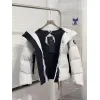 Ca*Goose Hooded Down Jacket Lightweight Quilted Design with Contrast Accents Luxury Winter Insulated Outerwear for Men/Women #A57867
