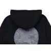 Burberry Black Hoodie With Iconic Equestrian Knight Logo And Classic Hooded Silhouette #A54430