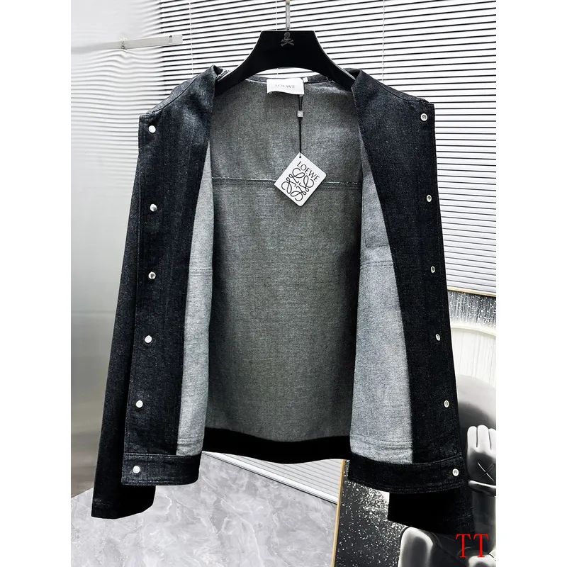 Loewe Denim Designer Jacket Black/Blue #A53771