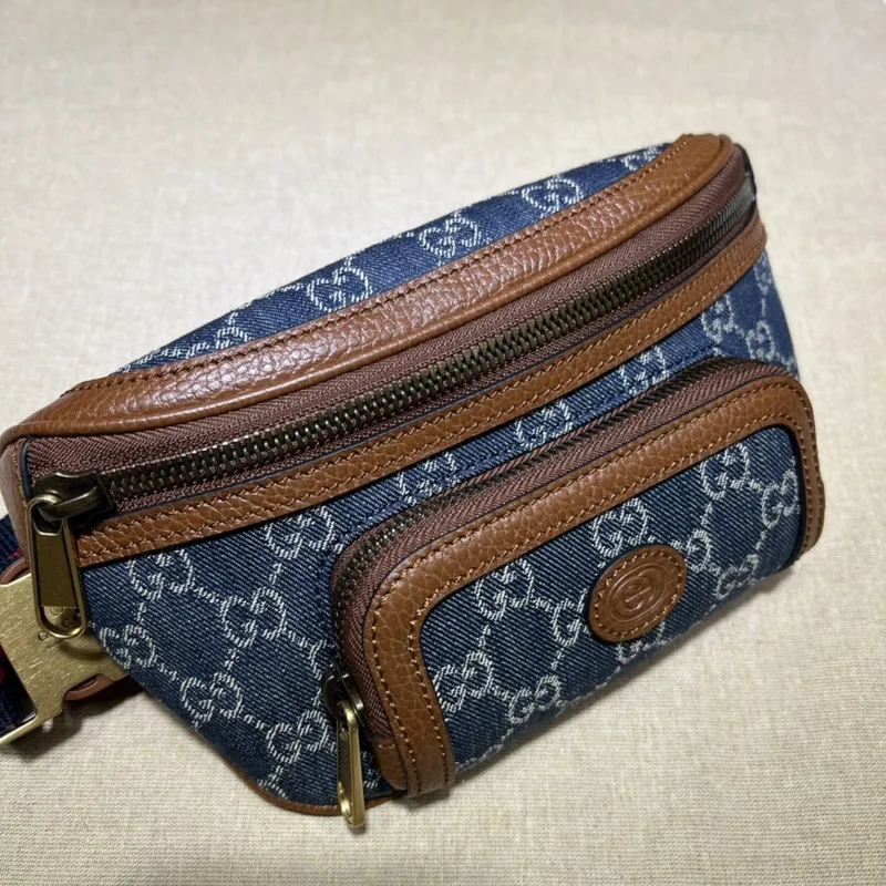 Gucci GG Monogram Canvas Belt Bag Collection in Diverse Styles size:24×13×5cm #A53679