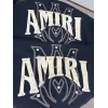 AMIRI Black Hoodie With Large Back Gold Logo And Ornate Design Elements #A54286