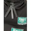 AMIRI Black Hoodie With Retro Lounge Graphic And Hollywood CA Details #A54288
