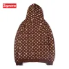 Supreme LV Hoodies for Men Women in Red coffee #99117748 Supreme LV Hoodies for Men Women in Red coffee #99117748