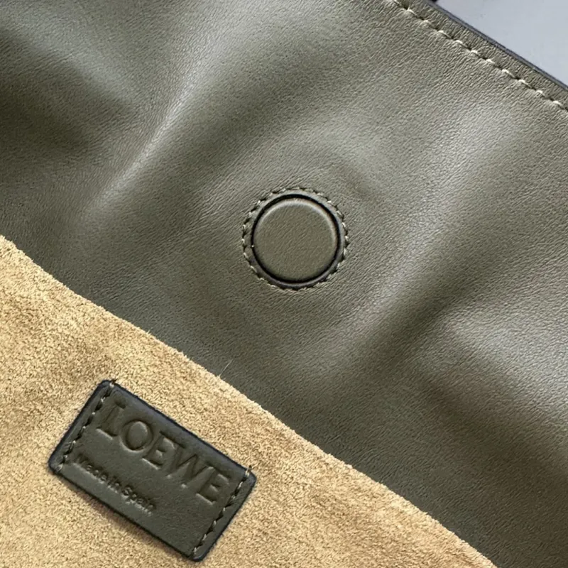 Loewe Flamenco Nappa Leather Drawstring Bag 23x18x9cm #A63859