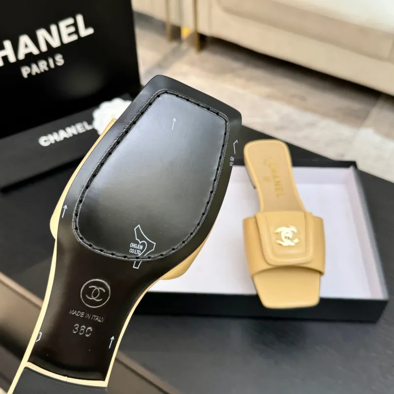 Chanel shoes for Womens Chanel slippers #A62878
