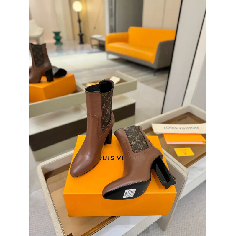 Louis Vuitton Shoes for Womens Louis Vuitton boots heel height:9cm #A58303