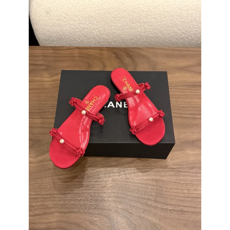 Chanel shoes for Womens Chanel slippers #A62856
