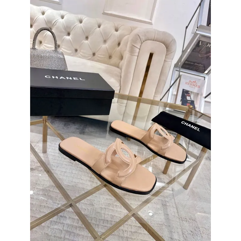 Chanel shoes for Womens Chanel slippers #A63954