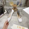 D-ior Shoes 25 Spring and Summer New Ribbon Womens Shoes #A53178 D-ior Shoes 25 Spring and Summer New Ribbon Womens Shoes #A53178