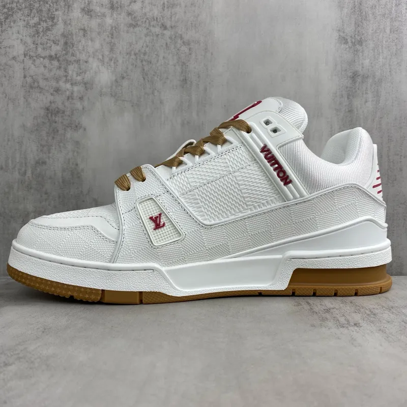 Louis Vuitton Couples White Low Top Sneakers #A54333