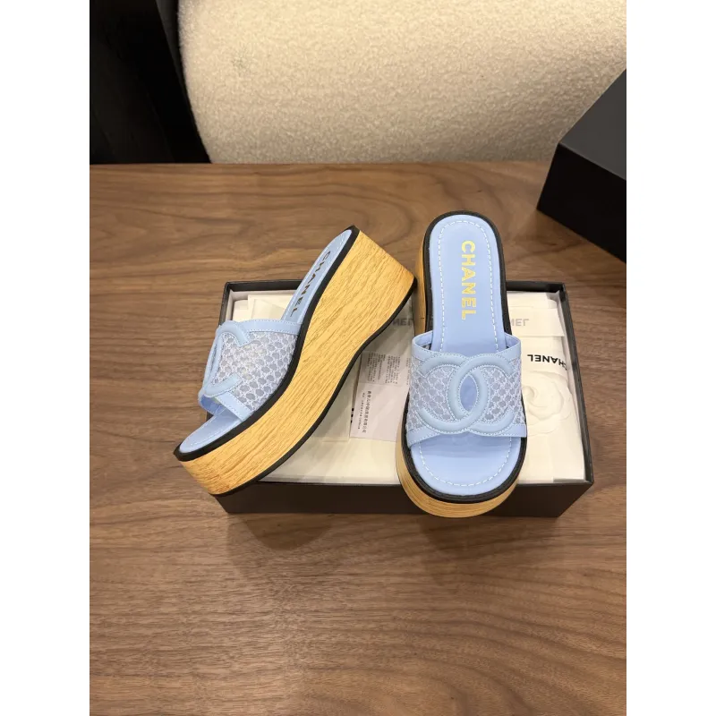 Chanel shoes for Womens Chanel slippers #A65222