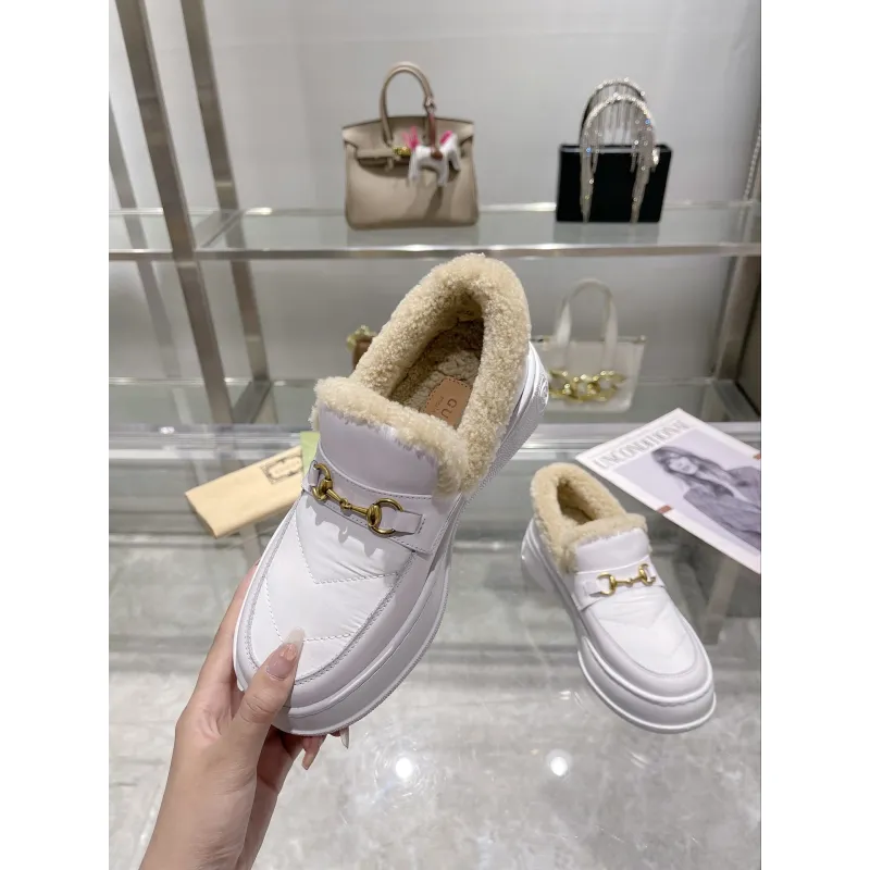 Gucci Shoes for Women Gucci Boots snow boots heel height:3cm #A58296