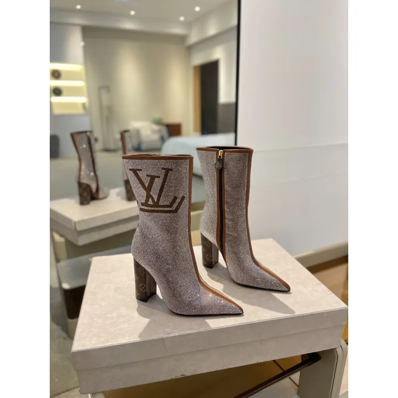 Louis Vuitton Shoes for Womens Louis Vuitton boots heel height:10cm #A58318