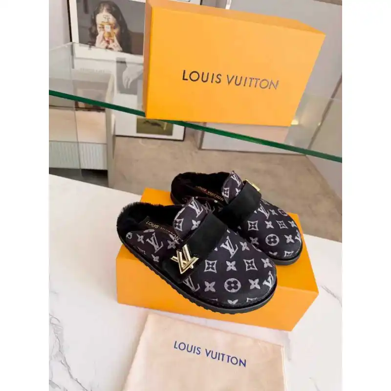 Louis Vuitton Shoes for Womens Louis Vuitton Slippers #A58623 Louis Vuitton Shoes for Womens Louis Vuitton Slippers #A58623