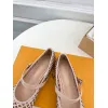 Louis Vuitton Shoes for Womens ROMY Flat Hollow Ballet Apricot #A48737