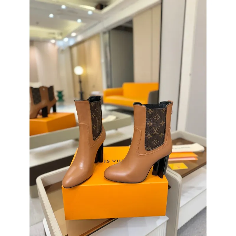 Louis Vuitton Shoes for Womens Louis Vuitton boots heel height:9cm #A58304