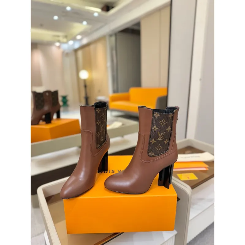 Louis Vuitton Shoes for Womens Louis Vuitton boots heel height:9cm #A58303