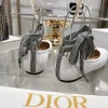 D-ior Shoes 25 Spring and Summer New Ribbon Womens Shoes #A53178 D-ior Shoes 25 Spring and Summer New Ribbon Womens Shoes #A53178