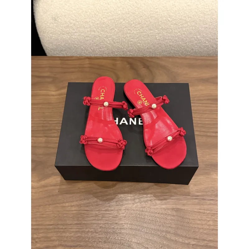 Chanel shoes for Womens Chanel slippers #A62856