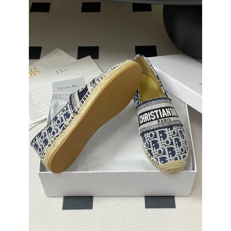 D-ior Grandville Espadrilles Blue #A49576 D-ior Grandville Espadrilles Blue #A49576